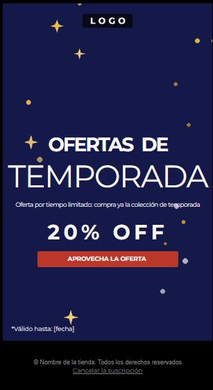 OFERTAS DE TEMPORADA