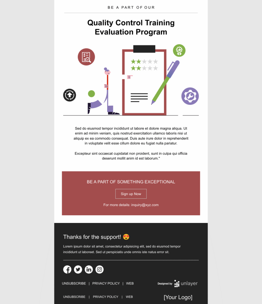Quality Control Training Evaluation