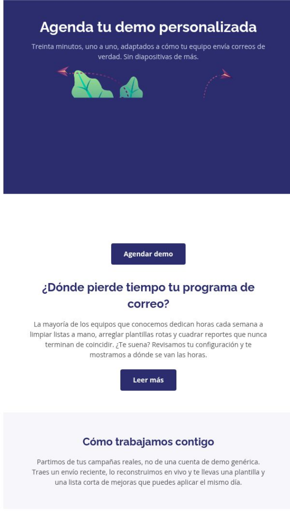 Reserva una demostración