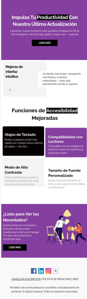 Actualizaciones del producto y nuevas funciones
