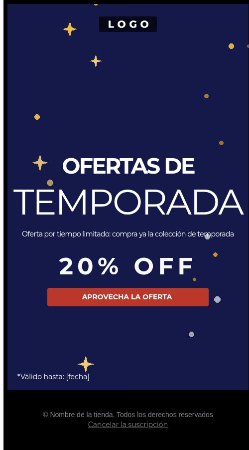 Oferta sencilla
